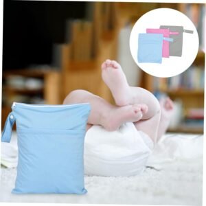 TOYANDONA 3-Pack Wet Dry Bag - Reusable Diaper & Storage Organizer - Image 2
