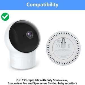 Adjustable Baby Monitor Wall Mount for Eufy Spaceview - Easy, No-Drill Setup - Image 2
