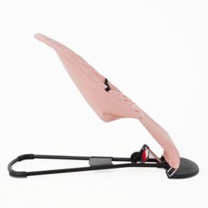 Ergonomic Pink Fabric Seat Cover for Babybjörn Bouncer - Hypoallergenic - Image 4