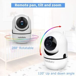 HelloBaby Video Baby Monitor: 3.2" Screen, Remote Pan-Tilt-Zoom, Night Vision - Image 3