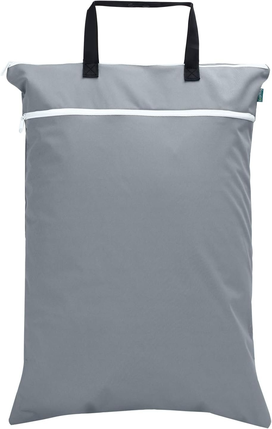 Teamoy Travel Hanging Wet Dry Bag(24.7 * 18 inches) for Cloth Diapers Organizer Tote Bag (L, Slate)