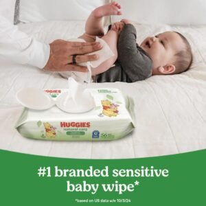 Huggies Natural Care Sensitive Baby Wipes, Unscented & Hypoallergenic, 960 Count - Image 11