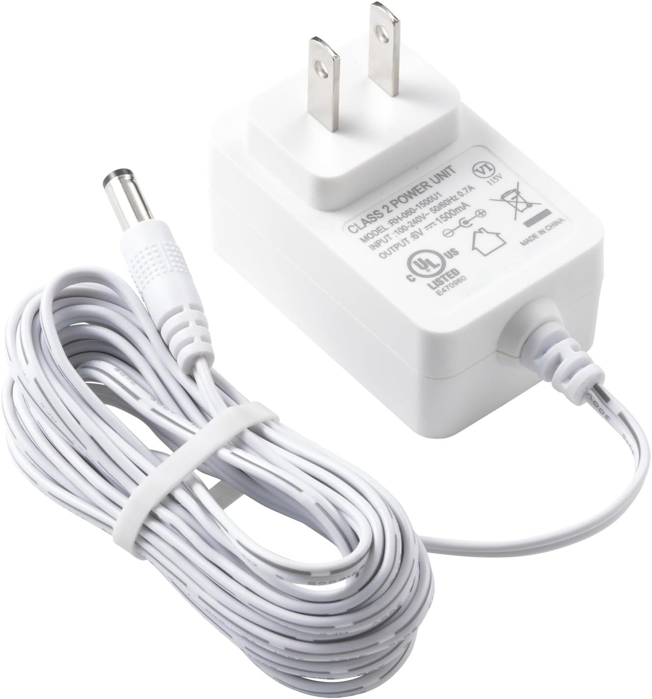 CSDWELL Power Cord(10FT Charger Cable),6V Adapter Infants Baby Swing for Electric Baby Bouncer,Replacement for Graco Dreamglider/Duoglider/BabyBond/Jool Baby/Larex/Lovouse/Simple Sway and Nova Baby