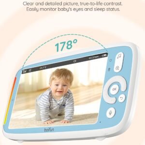 360° Baby Monitor with 3X Zoom & Rotatable Camera - VOX, No Wi-Fi, IPS 720p - Image 3