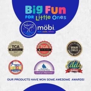 Mobi Wooshlz Sensory Bath Shakers - Food-Grade Silicone Baby Balls - Image 6