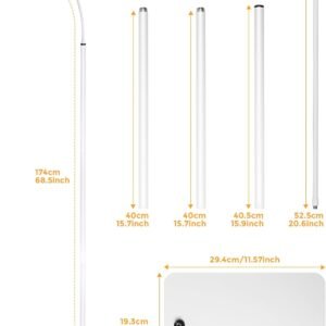 Adjustable Baby Monitor Floor Stand for Hellobaby, Infant Optics & More - Image 7