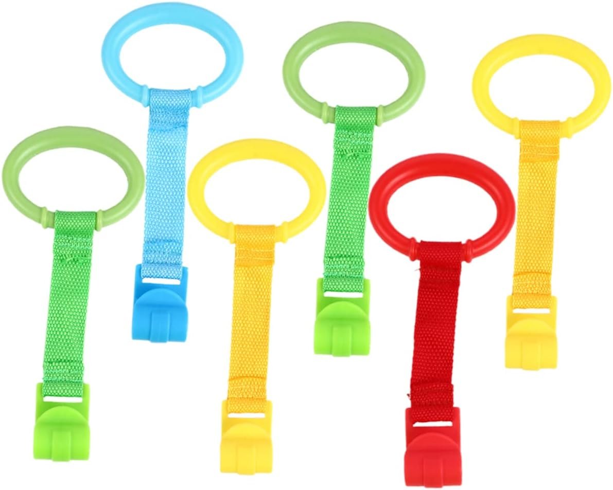 6pcs MERRYHAPY Bed Hanging Safety Assist Pull Rings