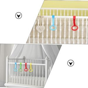 Toddmomy 4-Pack Pull Rings for Easy Nursery Standing Training & Playpens - Image 7
