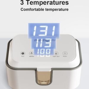 MOMYEASY Baby Wipe Warmer with Temperature Display & Night Light - Image 4