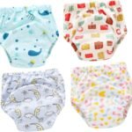 Milisten 4-Pack Washable Diapers