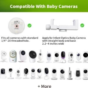 Universal Baby Monitor Mount for Infant Optics DXR-8 Pro & Crib Cameras - Image 4