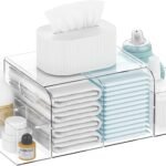 Acrylic Diaper Caddy & Organizer