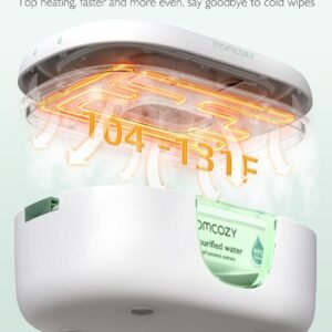 Momcozy Baby Wipe Warmer: Fast Heating, Large Capacity, 4 Temp Modes & Night Light - Image 3