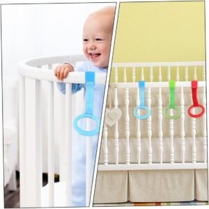 CVUTOVO 5pcs Safe Pull Rings for Lightweight Bed & Early Walking Support - Image 5
