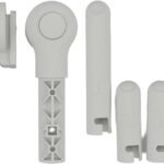 Cybex LEMO 2 Adapter Set - Attaches LEMO Bouncer Nest to the LEMO Chair Frame - Light Grey