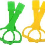 SUPVOX 4pcs Stand Up Pull Rings Lightweight Learning Tools for Cribs Playpens Safe Grip for Standing