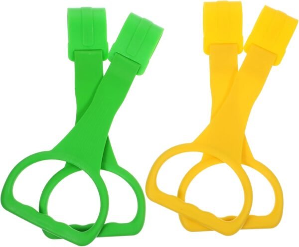 SUPVOX 4pcs Stand Up Pull Rings Lightweight Learning Tools for Cribs Playpens Safe Grip for Standing