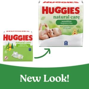 Huggies Natural Care Sensitive Baby Wipes, Unscented & Hypoallergenic, 960 Count - Image 2