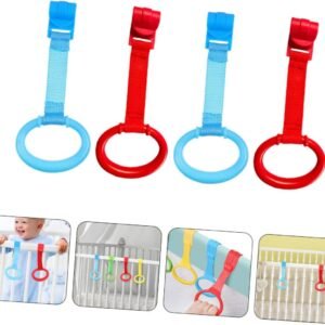 Garneck 4Pcs Colored Cot Handle Rings - Lightweight & Durable for Play - Image 7