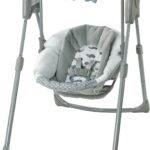 Graco Slim Spaces Compact Baby Swing Chair, Newborn/Infant Swing Seat from 2.4-11.3 kg (5.5-25 lb), Humphry