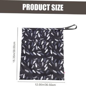 TOVINANNA Dual-Zipper Diaper Pouch Wet Dry Bag for Travel & Essentials - Image 8