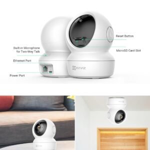 EZVIZ 1080P Indoor Security Camera: Pan/Tilt, Night Vision, 2-Way Talk, Alexa/Google Compatible - Image 7