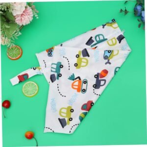 SECFOU Lightweight Diaper Bag Organizer with Car Pattern - Wet & Dry Pouch - Image 4