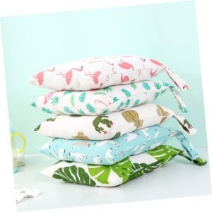2-Pack Portable Diaper Storage Bag Pouch – Wet/Dry Organizer in Blue & Pink - Image 9