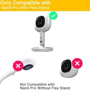 iTODOS Flexible Baby Monitor Mount for Nanit Pro & Flex Stand – 8" Arm - Image 6