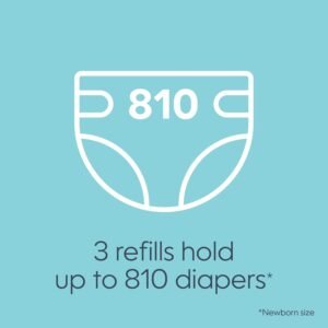 Diaper Genie Pail Refills, 3-Pack - Blue Diaper Disposal Bags - Image 4