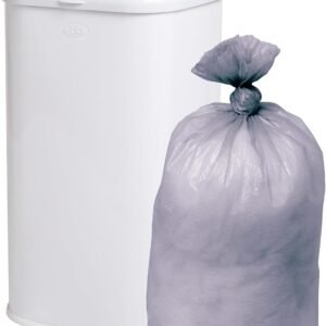 Ubbi Adult Diaper Pail Plastic Bags, 13-Gallon Capacity, Unscented, 75 Count