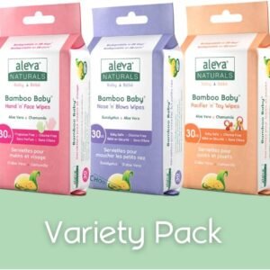 Aloe Naturals Bamboo Baby Wipes Set - 3 Eco-Friendly, Organic Options - Image 2