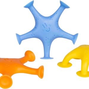 Ubbi Starfish Stretch Suction Bath Toys for Babies