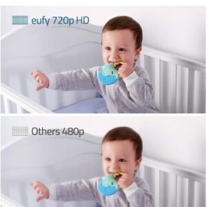eufy Baby Monitor Spaceview E110 | 720p HD, 5" Display, Night Vision, 2-Way Audio - Image 6