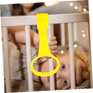 CVUTOVO 2-Pack Ergonomic Pull Up Rings for Safe Indoor Playpen Assistance - Image 5