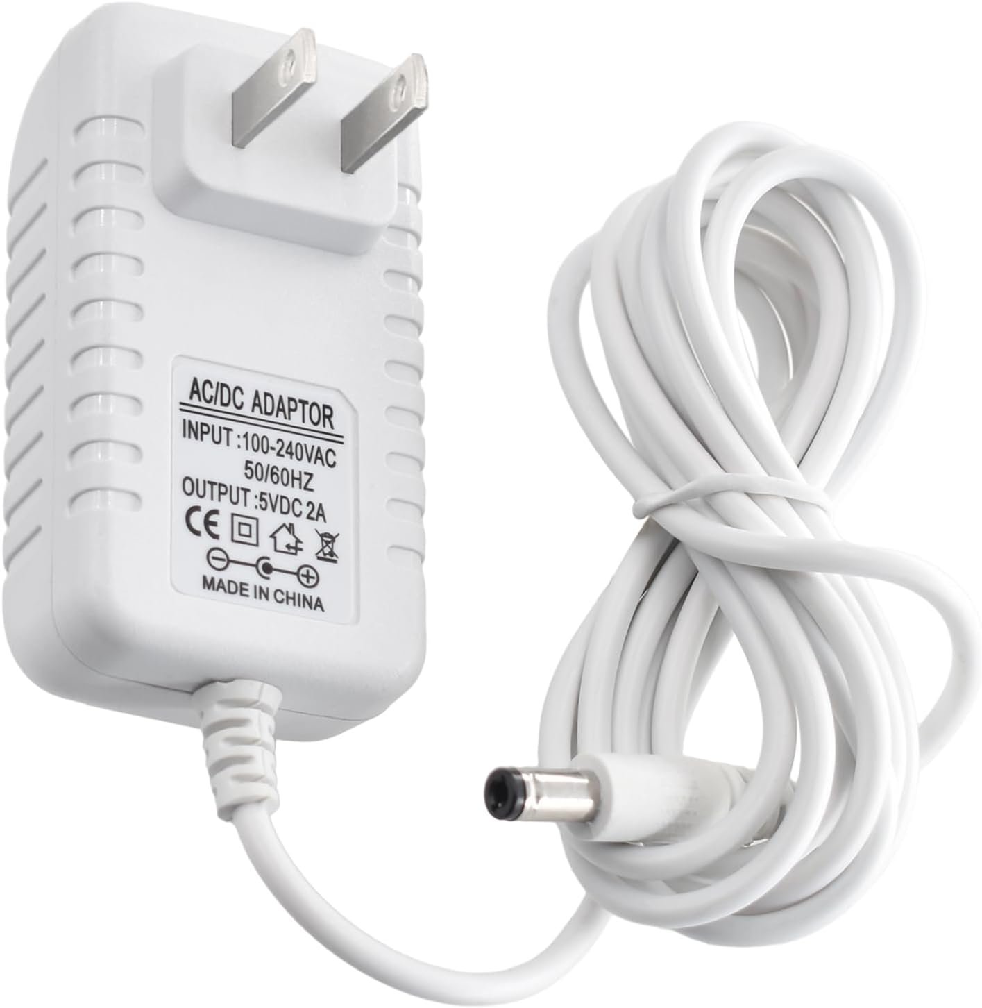 5V Power Cord Replacement for Graco Duetsoothe Swing, Charger for Simple Sway Swing and Nova Baby Swing, 6.6FT Power Adapter Supply Cord, White