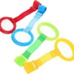 LIFKOME 8pcs Crib Pull Rings Durable Walking Assistant Tools for Lightweight Stand Up Rings for Cribs for