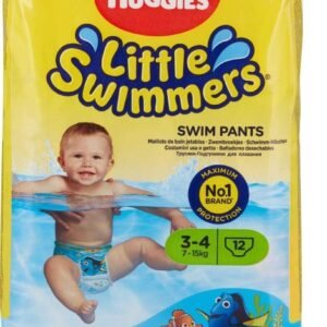 Huggies Little Swimmers Disposable Swim Pants, Small (15-34 lbs), 12 Pack - Image 2