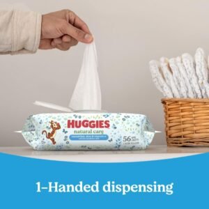 HUGGIES Natural Care Scented Baby Wipes, Hypoallergenic, 560 Count - Image 6