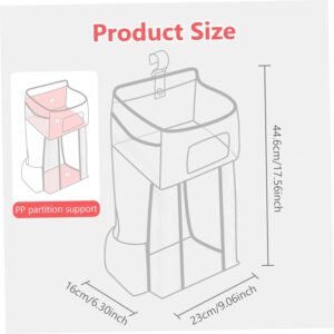 Large Hanging Diaper Caddy with Adjustable Compartments for Newborns - Image 6