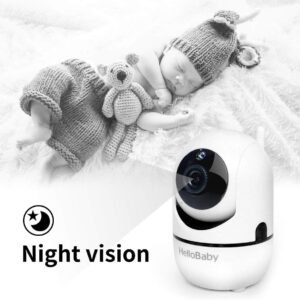 HelloBaby Baby Monitor: 3.2" LCD, Pan-Tilt-Zoom, Night Vision & Audio - Image 3