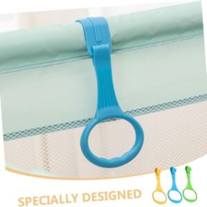 6pcs Pull Rings for Bed Aid | Arm Strength Exercise & Nursery Safety - Image 7