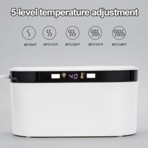 Baby Wipe Warmer with Night Light | Large Capacity & 5 Temp Settings - Image 3