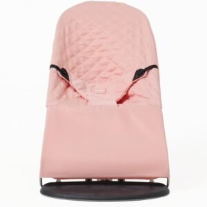 Fabric seat for Bouncer Belltop Compatible with Babyjörn Bouncer (Cover, seat): Balance, Soft & Bliss. Cover for Baby Bouncer. Baby seat for Hammock: Ergonomic fit. Hypoallergenic Poly Cotton - Pink
