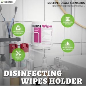 Wall-Mount Wipes Holder for Easy Cleaning - Ideal for Home & Office - Image 4