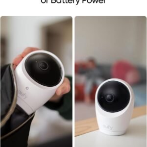 Eufy Baby Monitor E20: 2K Camera, Hybrid Wi-Fi, Night View & Pan-Tilt Zoom - Image 4