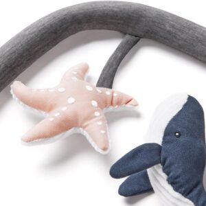 Ergobaby Evolve 3-in-1 Bouncer Toy Bar - Ocean Wonders, Charcoal Grey - Image 2