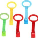 HANABASS 5pcs Lightweight Stand Up Pull Rings