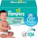 Pampers Aqua Pure Sensitive Baby Wipes 6X Pop-Top 336 Count