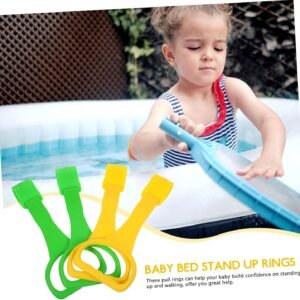 Durable 4pc Bed Pull Rings - Lightweight Stand-Up Assist for Kids - Image 7